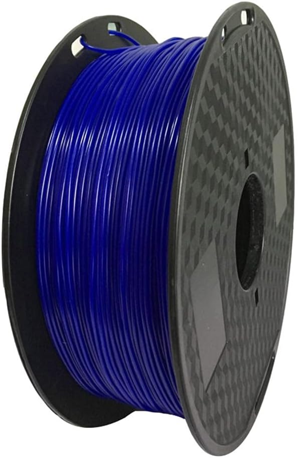 Premium 72D TPU Filament 1.75mm, High Flexibility 3D Printing Material, 1kg Spool (2.2lbs) with ±0.03mm Dimensional Accuracy, for Flexible Toys, Phone Cases, Gears-Blue