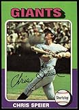 1975 Topps #505 Chris Speier San Francisco Giants (Baseball Card) EX Giants