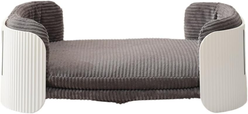 Small Cat and Dog Sofa Bed Indoor Small Pet Sofa Elevated Wooden Pet Furniture Detachable and Washable, Suitable for Indoor and Outdoor Use Suitable for Cats Dogs Or Small Animals