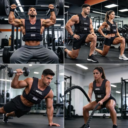BeatBoost Adjustable Weighted Vest 20-80 lb 41.99 w/ Code + 40% Off Code CUE21I50 - image 4