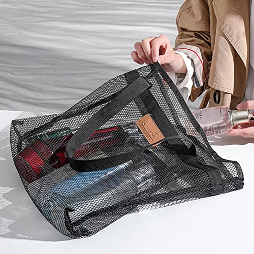 Sacola de praia de malha | Sacolas de praia – Sacolas de secagem rápida para brinquedos de praia, na