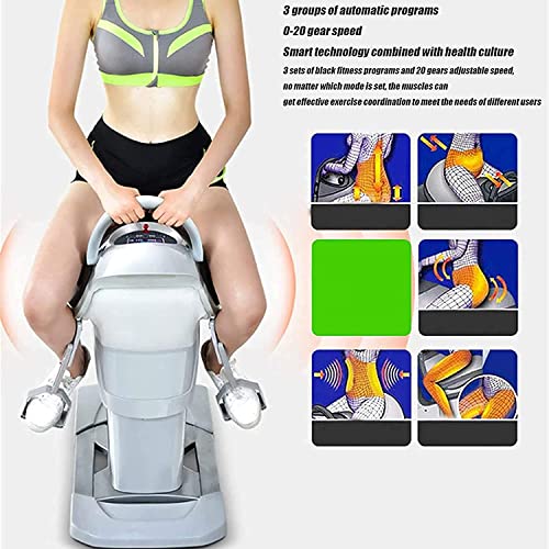 Máquina Eléctrica para Montar a Caballo con Ajuste de Velocidad por Vibración de 20 Niveles, Equipamiento para Ejercicio y Fitness con Pantalla LCD para Pérdida de Peso en Abdomen y Cintura miniatura 3
