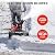AMERISUN Corded Electric Snow Blower 18-Inch Snow Thrower with 15 Amp Motor, 2200 RPM Rubber Auger, 30 Ft Throw Distance, Lightweight Snow Removal Machine for Sidewalk, Patio & Small Yards