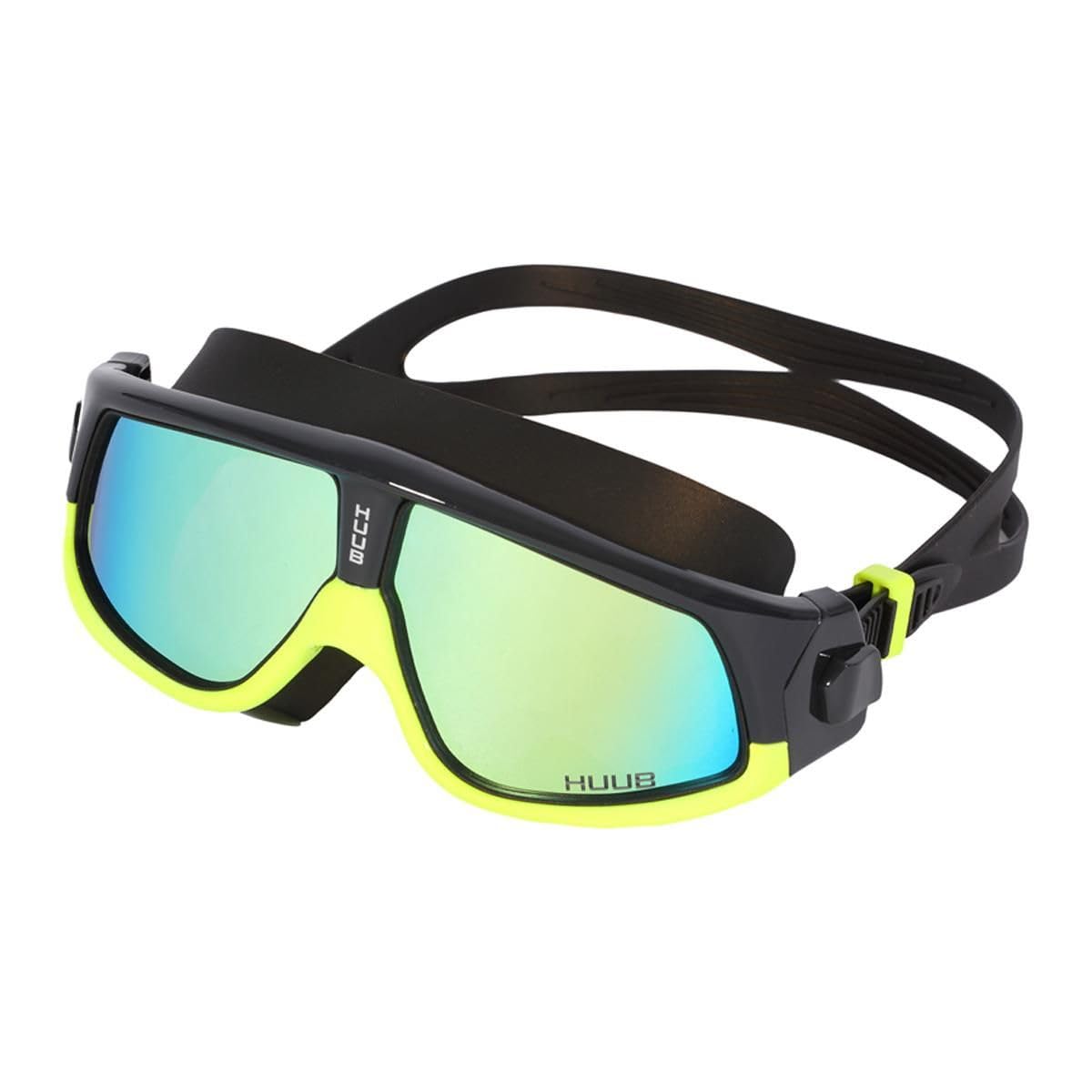 Huub Ryft Open Water Swim Mask Met Black/Yellow - Polarised Gold