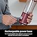 Ninja BC151CR Blast Portable Blender, Cordless, 18oz. Vessel, Personal Blender-for Shakes & Smoothies, BPA Free, Leakproof-Lid & Sip Spout, USB-C Rechargeable, Dishwasher Safe Parts, Cranberry Red