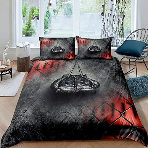 Teens Video Games Bedding Set Single Size Gaming Duvet Cover Gamer Controller Comforter Cover Child Boys Girls Cartoon Gamepad Bedroom Decor 2 Piece Bedding Set With 1 Pillow Case Grey Blue