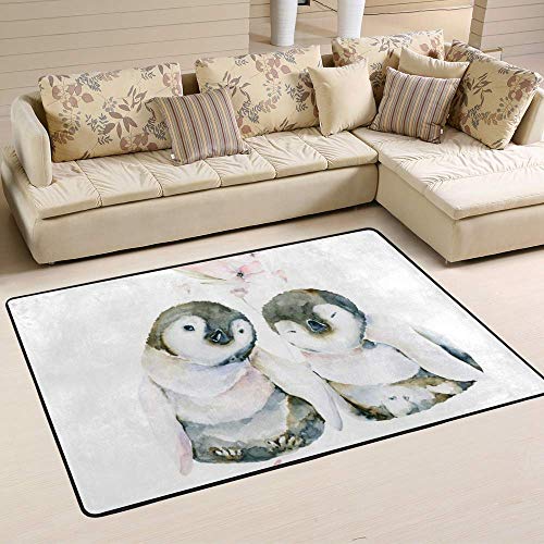 Tapis aquarelle isolant et lavable grand format pour le sol