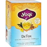 Yogi Tea Detox - Caffeine Free - 16 Tea Bags - 70%+ Organic -