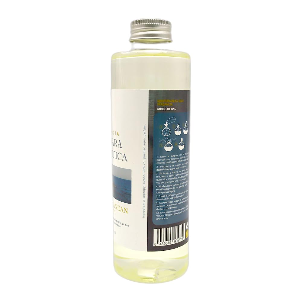 Pack Ahorro 2X Fragancias Lámpara catalítica 200ml: 1 Aroma Mediterranean Light + Limpiador Neutro
