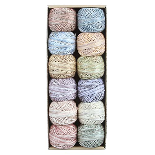 Image of Valdani Pearl Cotton Sz 12 | Muddy Monet | 110 Yds /Ball
