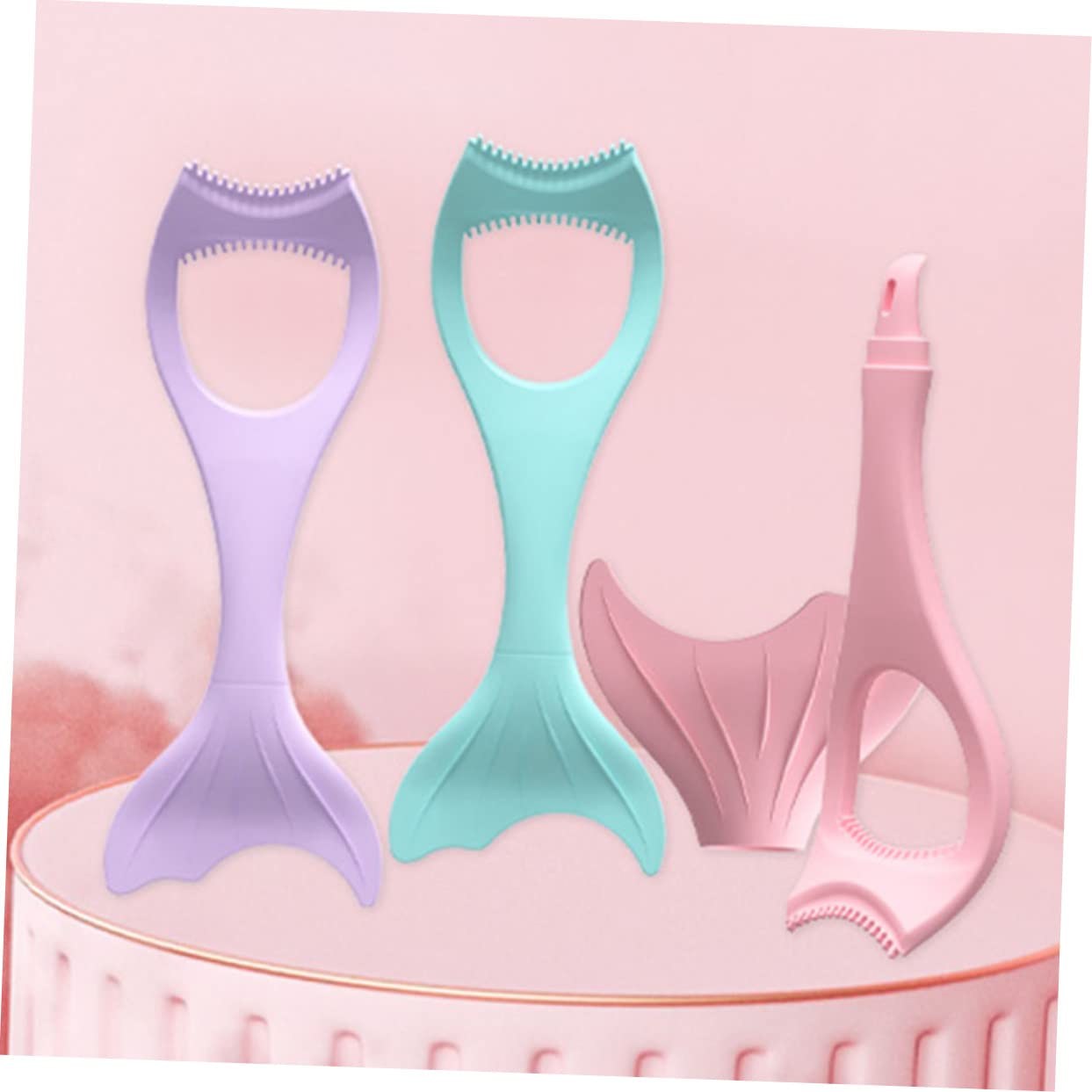 Beavorty 10pièces Outils De Maquillage Silicone Pour Yeux Pochoirs Eyeliner Et Garde Mascara Guide Pour Maquillage Yeux Parfait