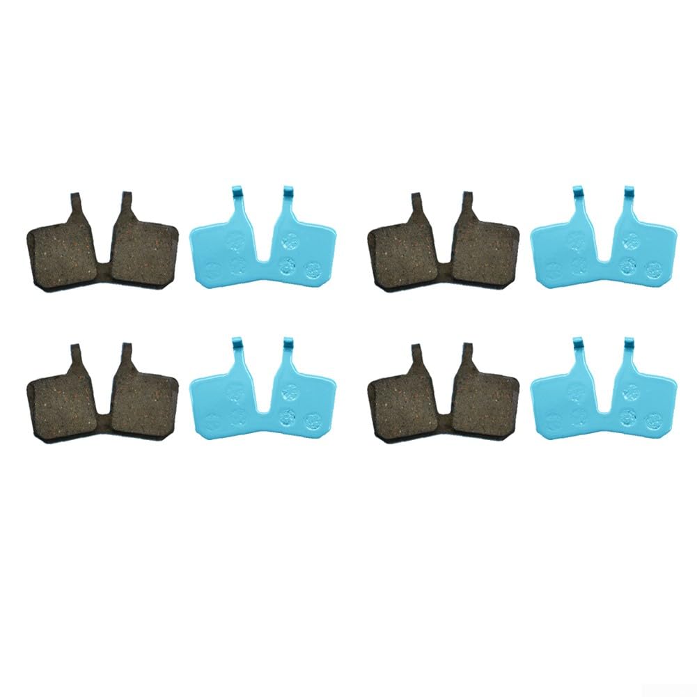 Lot De 4 Paires De Plaquettes De Frein à Disque En Céramique Pour Vélo MT5 / MT7 – Bleu – 43,5 Mm – Installation Facile – Freinage Puissant