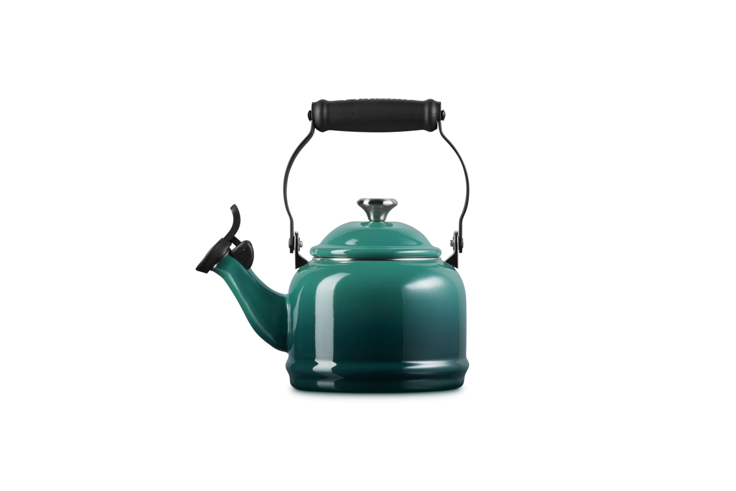 Le Creuset Emaille auf Stahl, Demi-Teekessel mit Metall-Finish, 1,25 qt, Artichaut