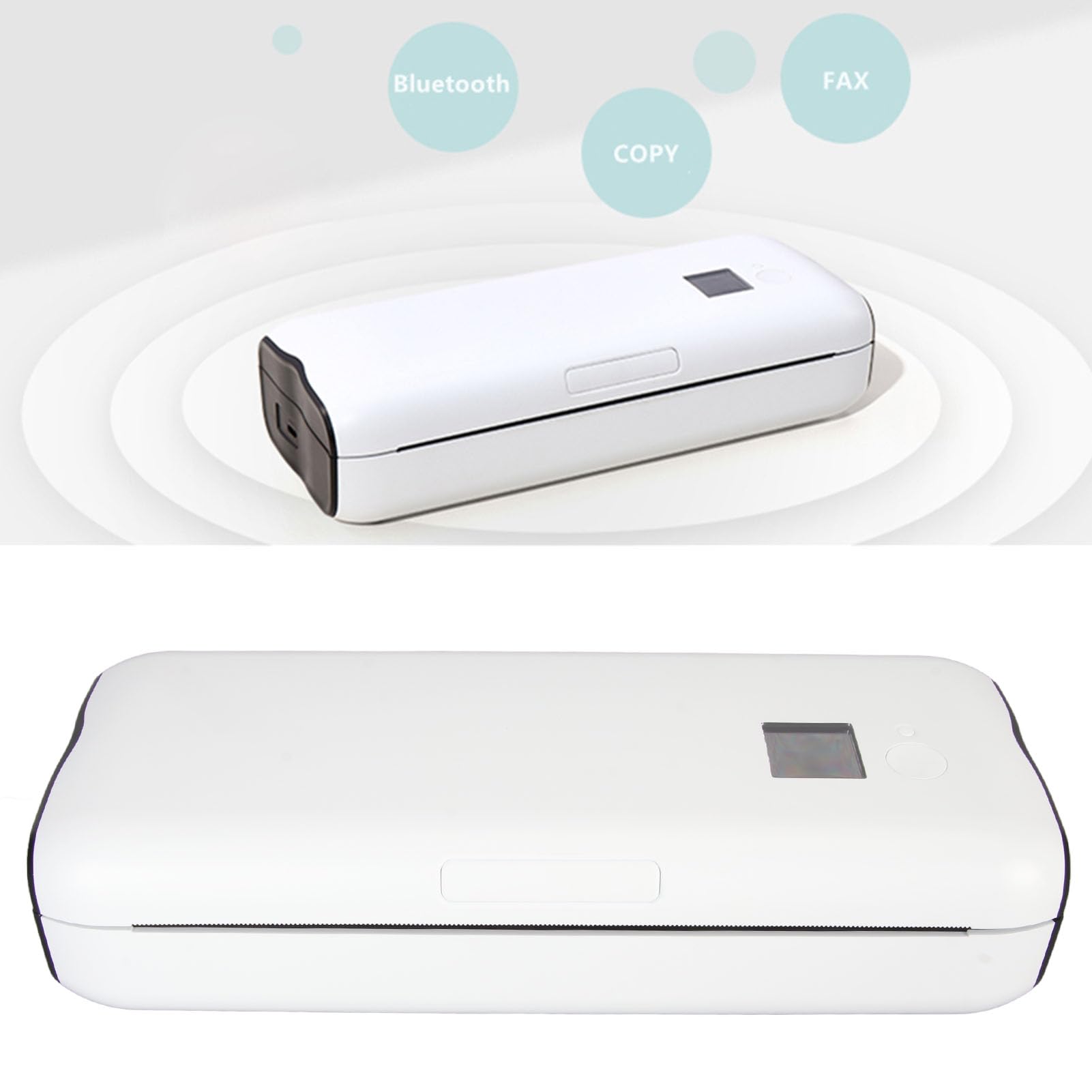 Fyearfly A4P203 Dispositivo de impresión portátil A4 sin tinta 203DPI con Bluetooth 4.0 tipo C para oficina móvil, hogar y viajes, compatible con Android, iOS, Windows
