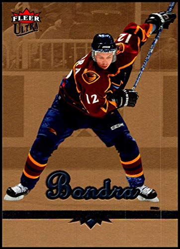 2005-06 Ultra Gold #10 Peter Bondra Atlanta Thrashers Official NHL Hockey Card From The Upper Deck Company