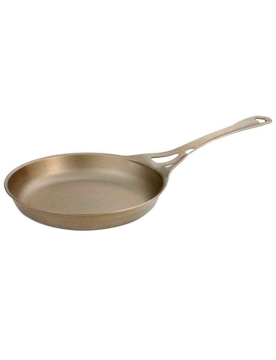 AUS-ION Skillet with Satin Finish 100% Made in Sydney, 3mm Australian Iron, Professional Grade Cookware, 10.2-Inch