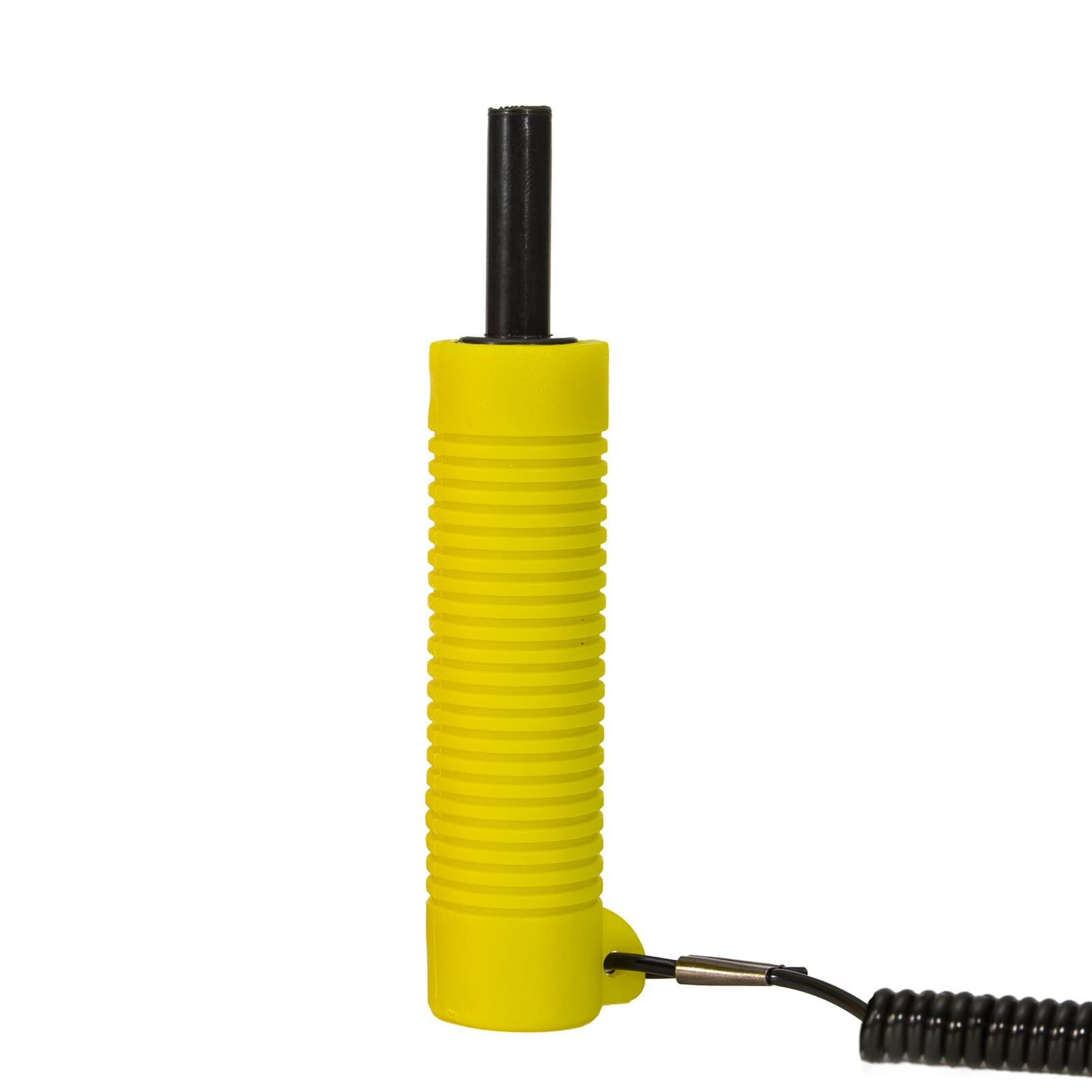 Eisfischen Einziehbarer Eisbohrer Tragbarer Eisbohrer Ausziehbarer Eislochöffner Zum Eislaufen Winterangelausrüstung für Eisaktivitäten PVC Edelstahl ABS-Materialien (YELLOW)