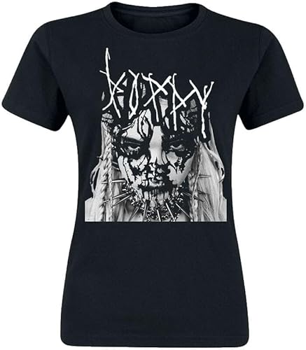 Poppy Spikey Choker Frauen T-Shirt schwarz M 100% Baumwolle Band-Merch, Bands