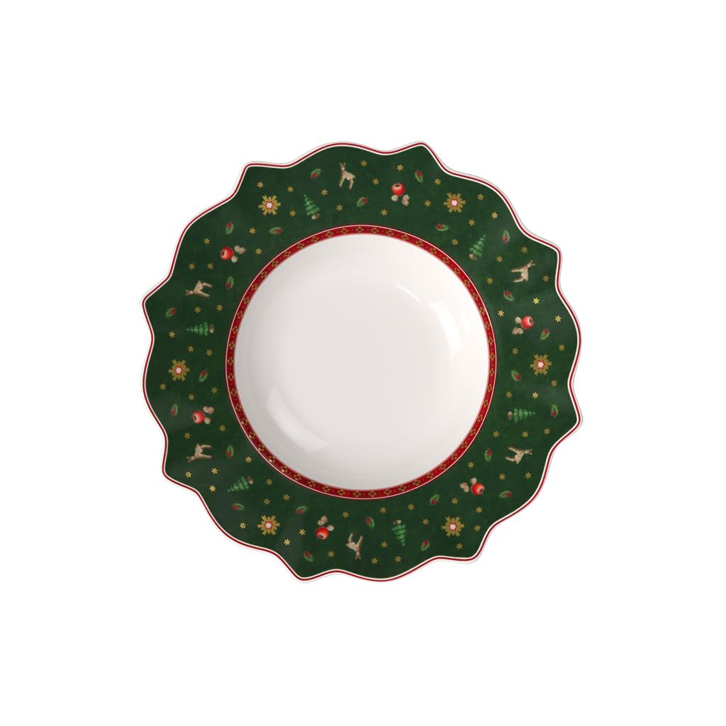 Villeroy & Boch Toy's Delight 260 mm Deep Plate, Green