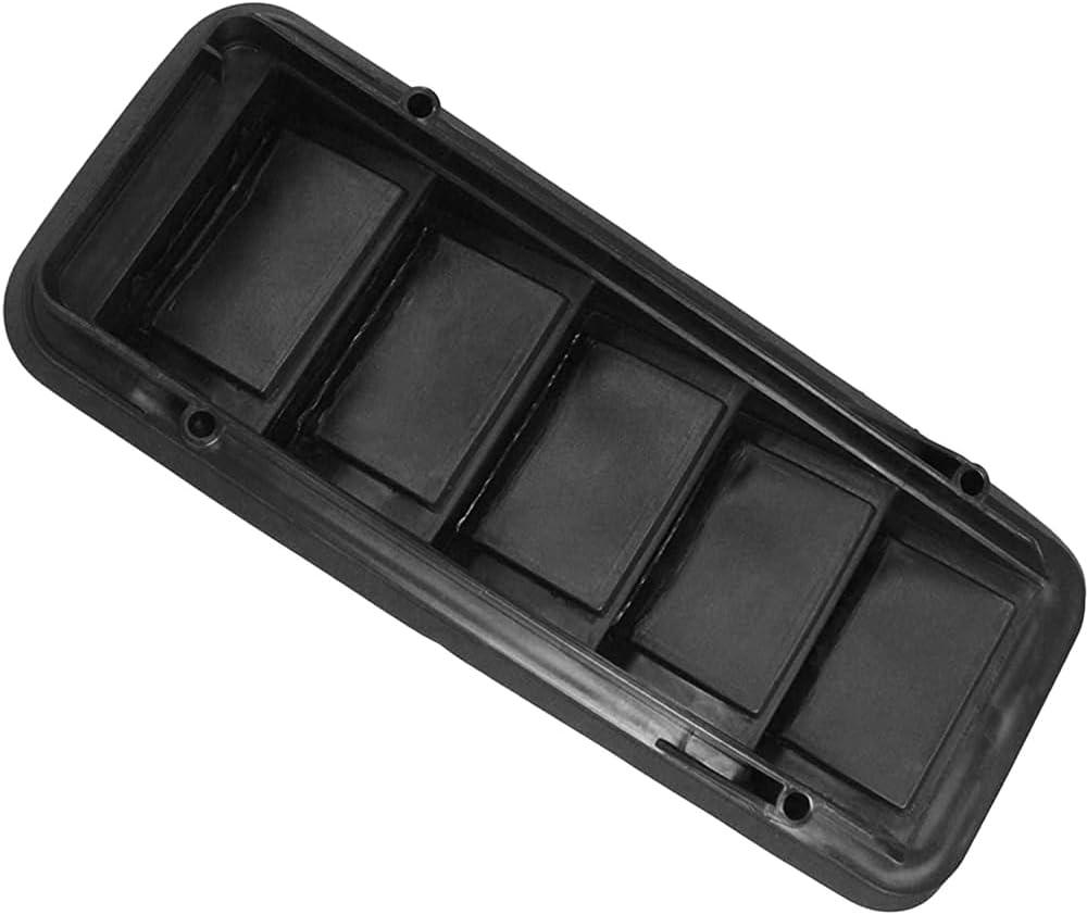 Riloer AC Cover Grille, 1 PC Automotive Panel Air Vent Relief Grille, Air Vent Covers Trim Compatible with Chevrolet Silverado 1500 1999-2019 15053675, 15037013, LSOT00909