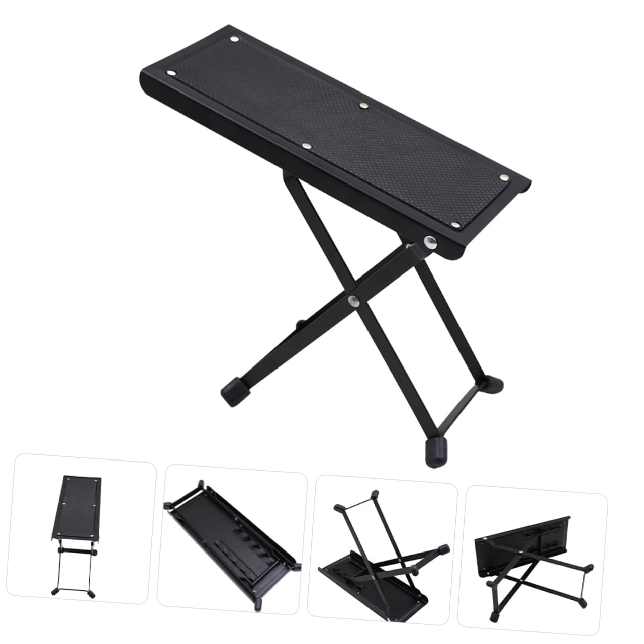 VICASKY Guitar Foot Stool Foldable Sturdy Guitar Foot Rest for Acoustic Guitarists