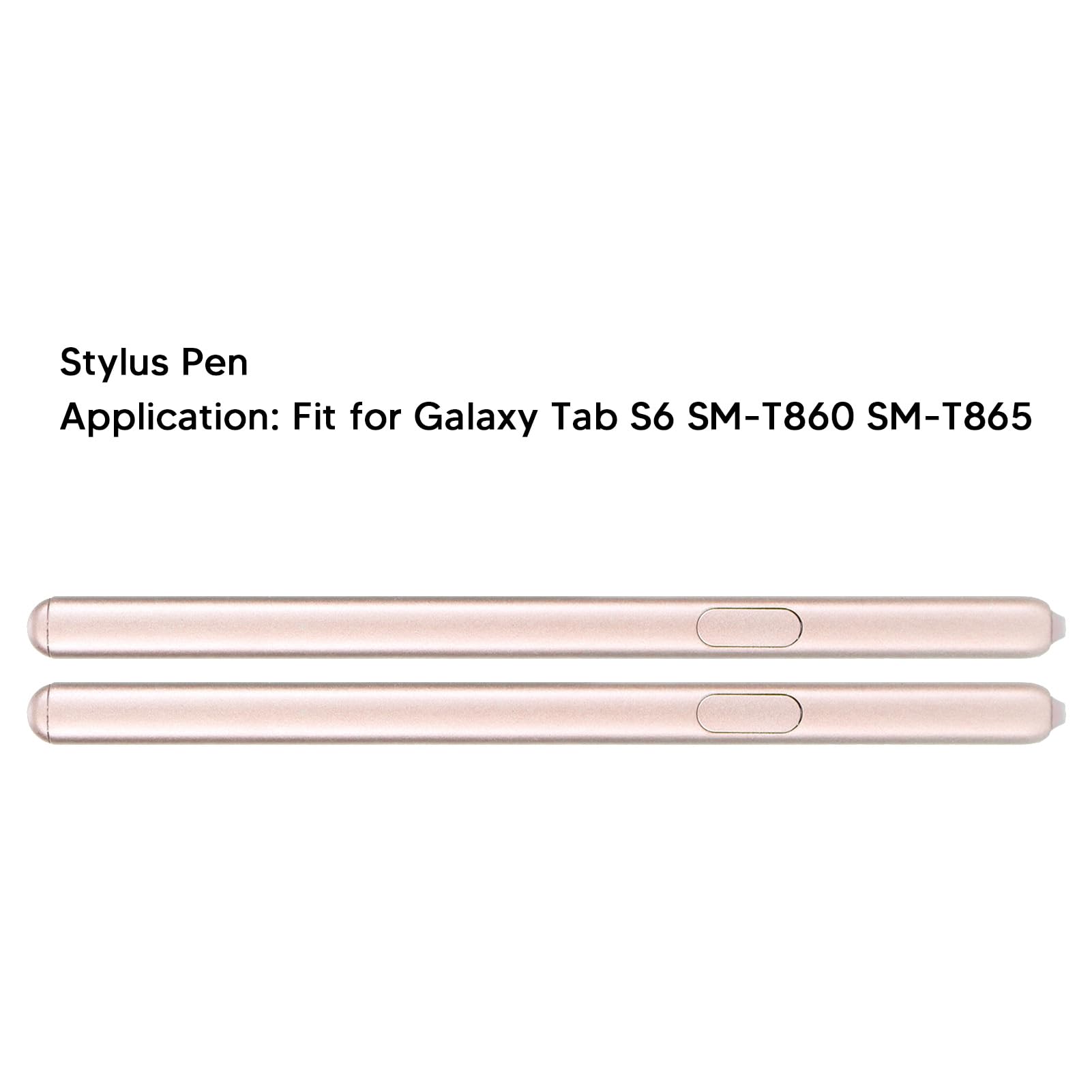 Matita Stilo, Lunga Durata 2 Pezzi Penna Stilo Risposta Rapida Leggera con 5 Punte per Tab S6 SM‑T860 SM‑T865 (Rosa Rossa)