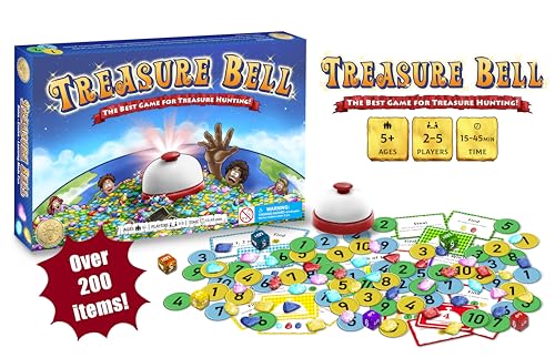 Mind Inventions Treasure Bell | Mejor juego de matemáticas para niños | A partir de 5 años | De 2 a 5 jugadores | Tiempo de juego de 15 a 45 minutos miniatura 3