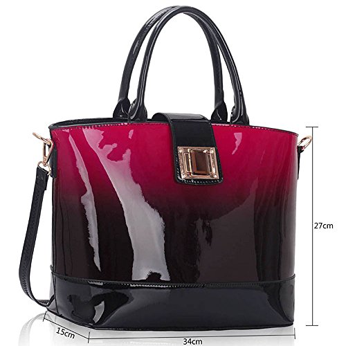 TrendStar, Borsa a tracolla donna Rosso Borgona