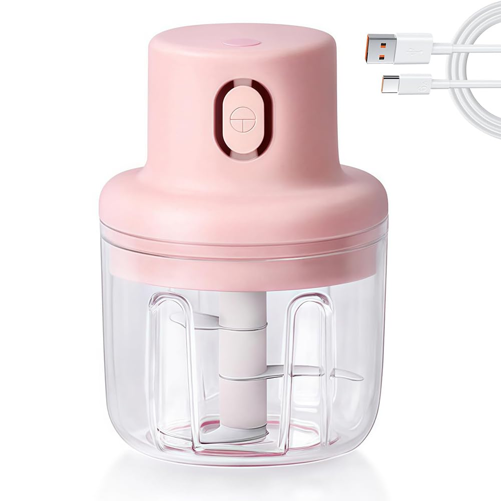 Vjsujehgy Cordless Food Chopper, Food Chopper Garlic Masher, Electric Garlic Masher, Mini Garlic Masher