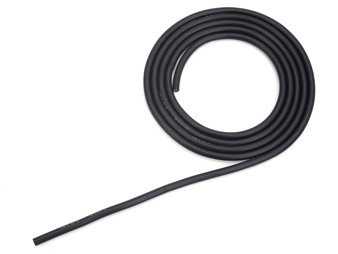 16AWG GA052 Silicone Cable, 1.5m Black