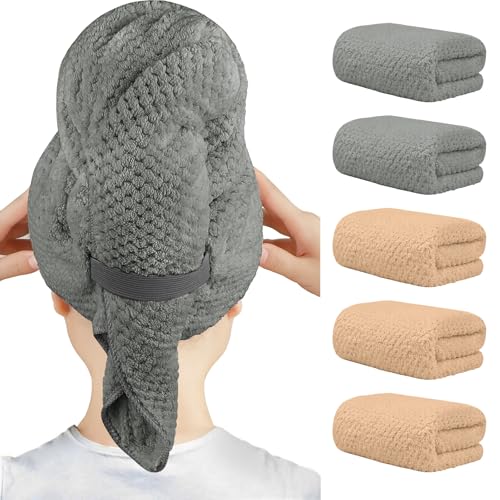 Serviette cheveux microfibre anti-frisottis pour dompter les cheveux - 2
