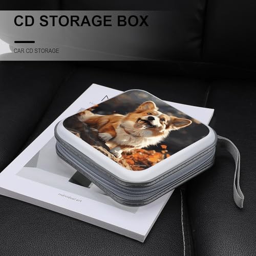 Étui de rangement pour CD DVD 40 pièces pour maison et auto