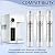 Mysora 3 Pack Water Filter Replacement Compatible with Bluevua RO100ROPOT, Water Filters Set, 1 PP, 1 CTO, 1 PCF, Improved Drink Quality, Easy to Replace for Household Daily Use Drinking
