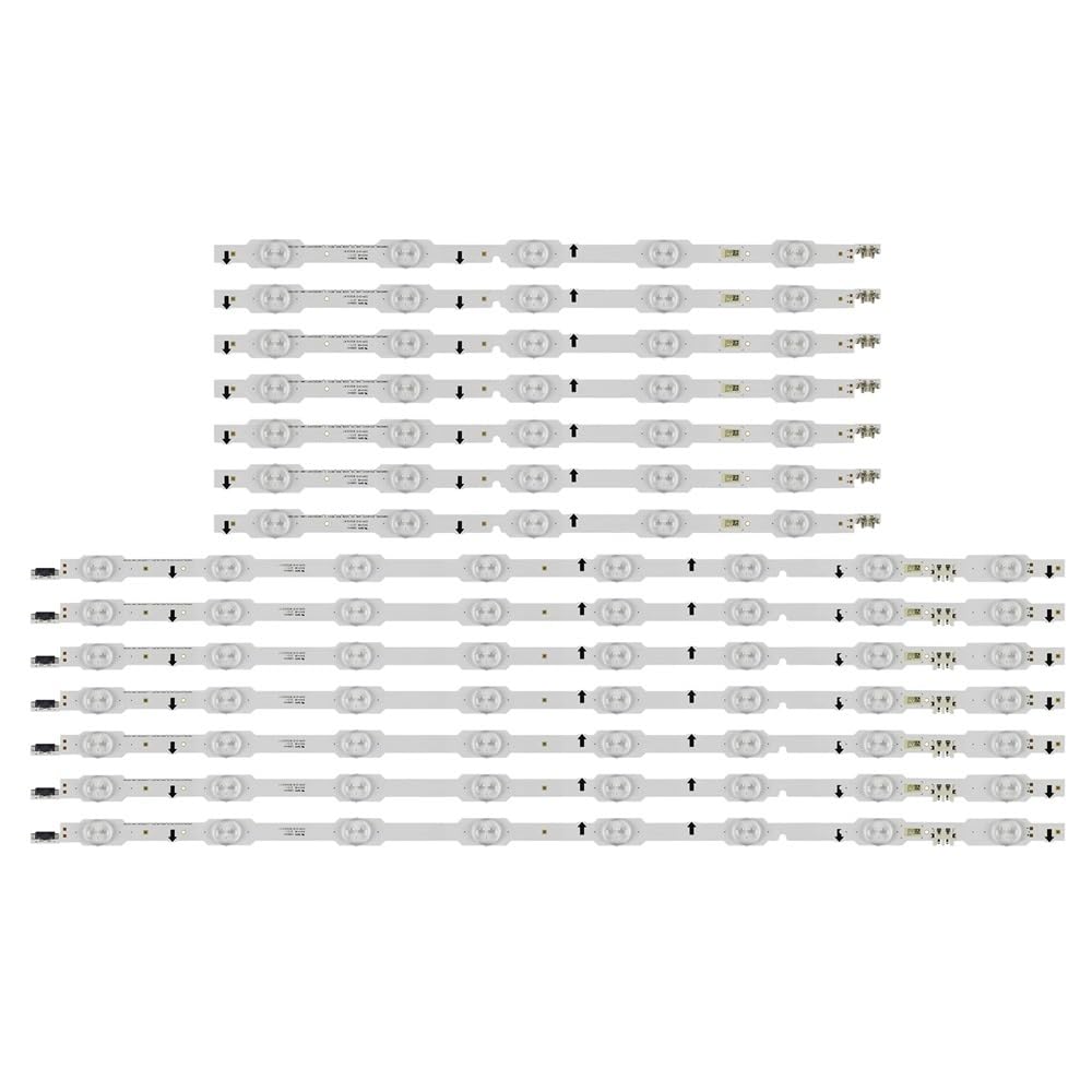 Striscia Lampada retroilluminazione a LED Adatta for Samsung 55 "TV Un55hu7000 LM41-00106H 00106G BN96-34251A BN96-34252A 2014SVS_UHD_55_3228_R05 L08