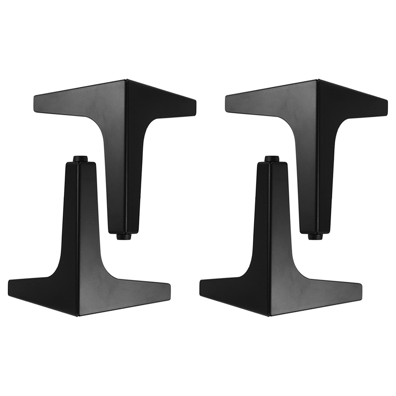 Patas de mesa de café triangulares para un salón de diseño contemporáneo
