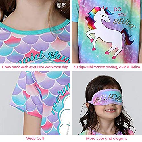 Dreamlife Girls Nightgowns with Eye Mask Set4