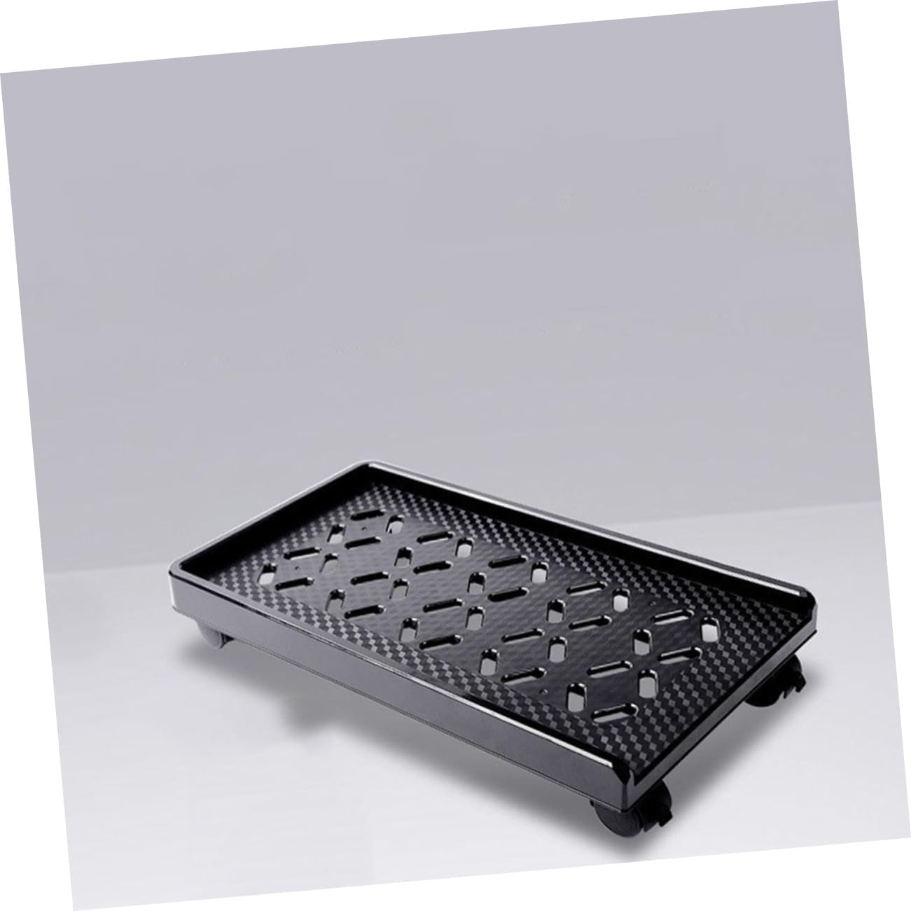 TEHAUX 1pc Tower Computer Stand Mobile CPU Stand Casters Cart Holder CPU Rolling Office