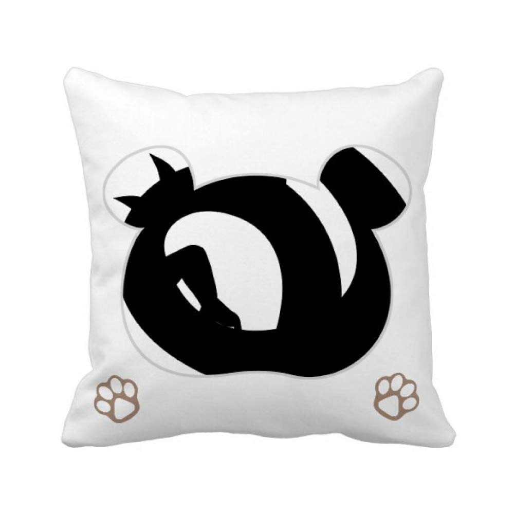 Housse de coussin motif chinois et dragon taie carrée déco canapé