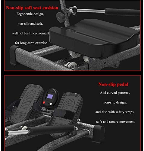 Image of Fitness Equipment Rowing Machine,Indoor Hydraulic Rowing Machine Fitness 360 Degree Multifunctional Glider Rowing Machine Fitness Equipments,for Home Gym
