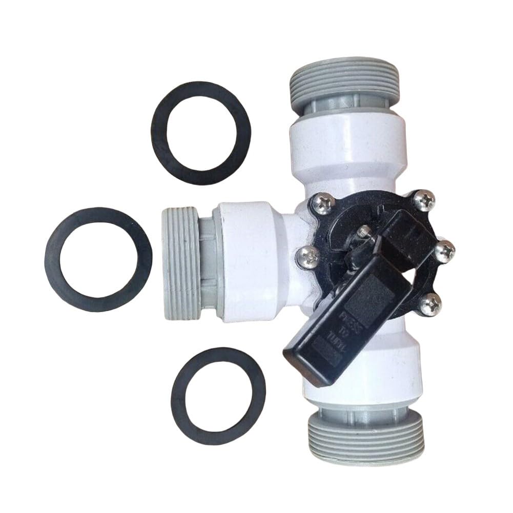 Vanne 3 voies piscine pour stopper les fuites et connecter le spa 4517 ABS