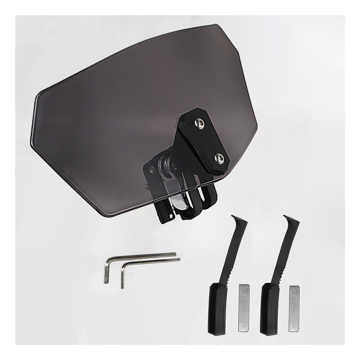 D'écran Déflecteurs Moto Pare-Brise Universel De Déflecteur De Vent De Pare-Brise De Fumée De Moto Compatible pour pour pour pour
