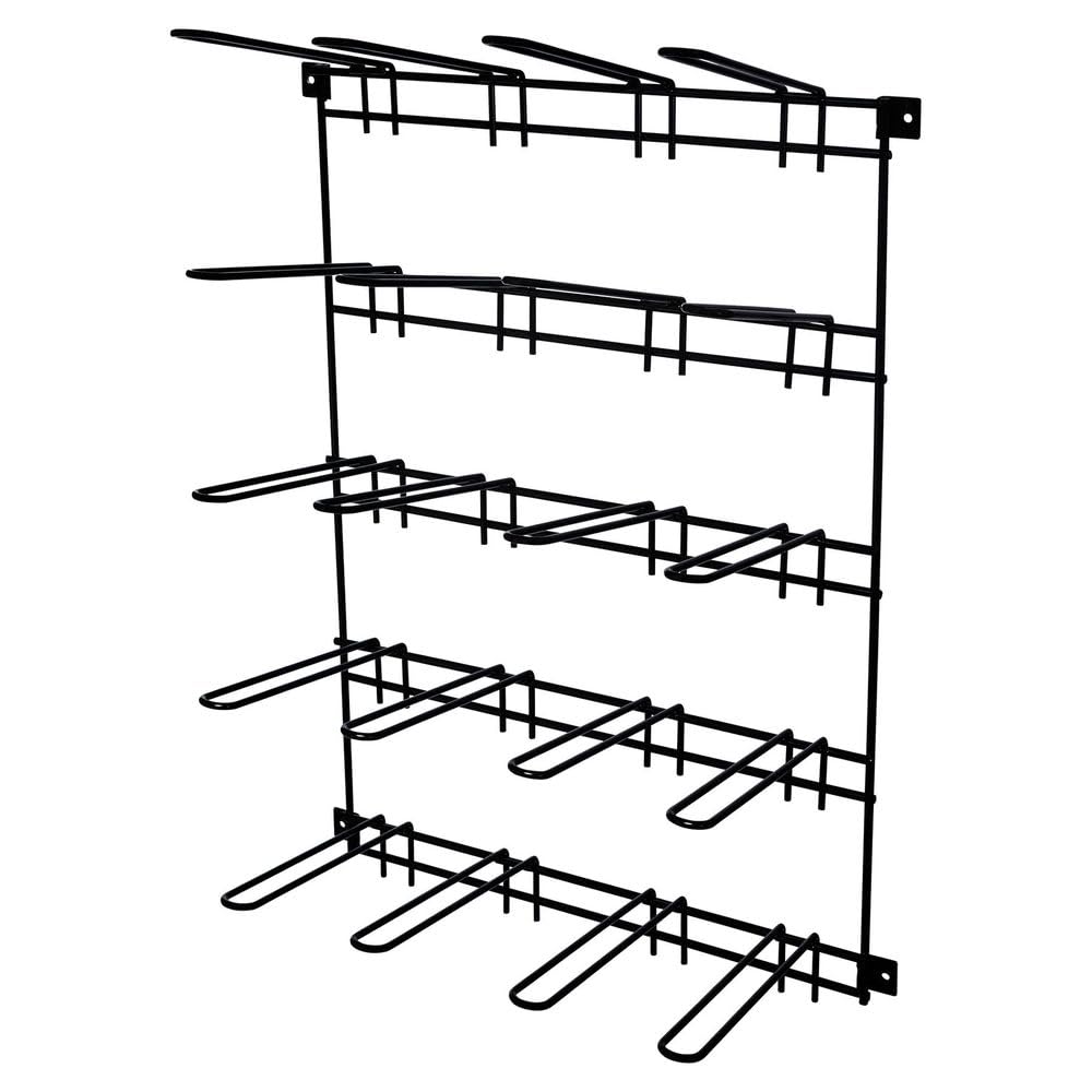 EASY-UP XL Mounted Boot Rack | Organize & Dry Up to 10 Pairs of Horse Boots | Perfect for Equestrian Enthusiasts | Color Black