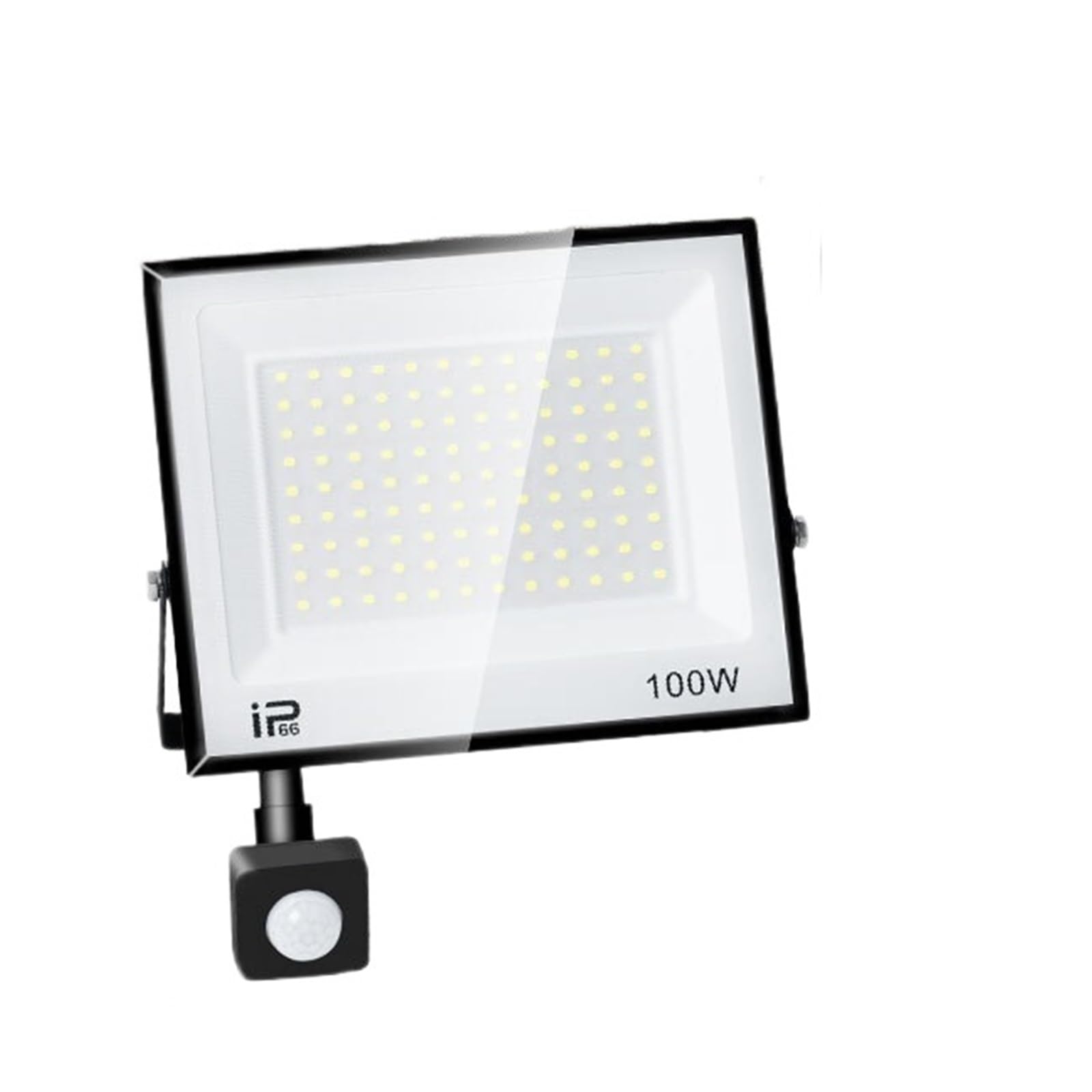 Ljljcqcns Cold White Led Motion Sensor Floodlight Outdoor Wall Light White Light 150W 100W 50W 30W 20W Ip66 Waterproof Led Spotlight For(,220V(175-265V)_100W)