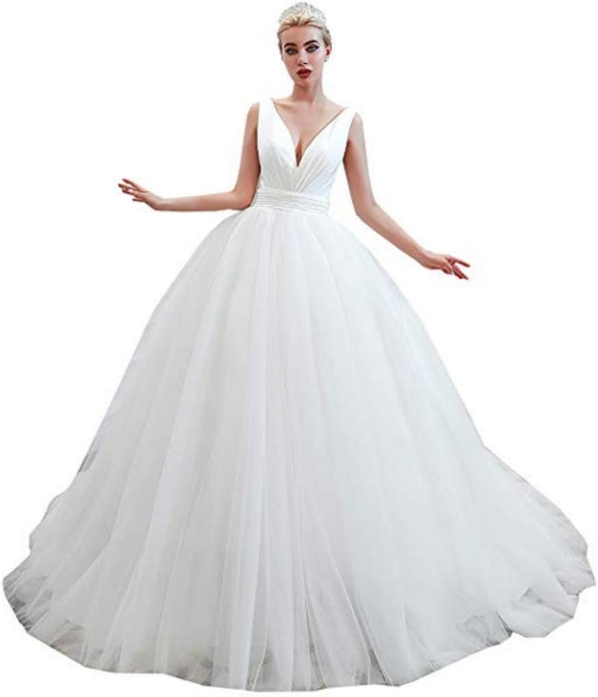 sachin and babi light blue dress Floral Applique Beach Wedding Dress Backless Wedding Gown WD467 – Pgmdress main image 1