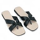 VERMIGO Women Flats Sandals | Size 9 | Comfortable Slip-On Casual Daily Wear Flats | FIGO-BLACK gallery image
