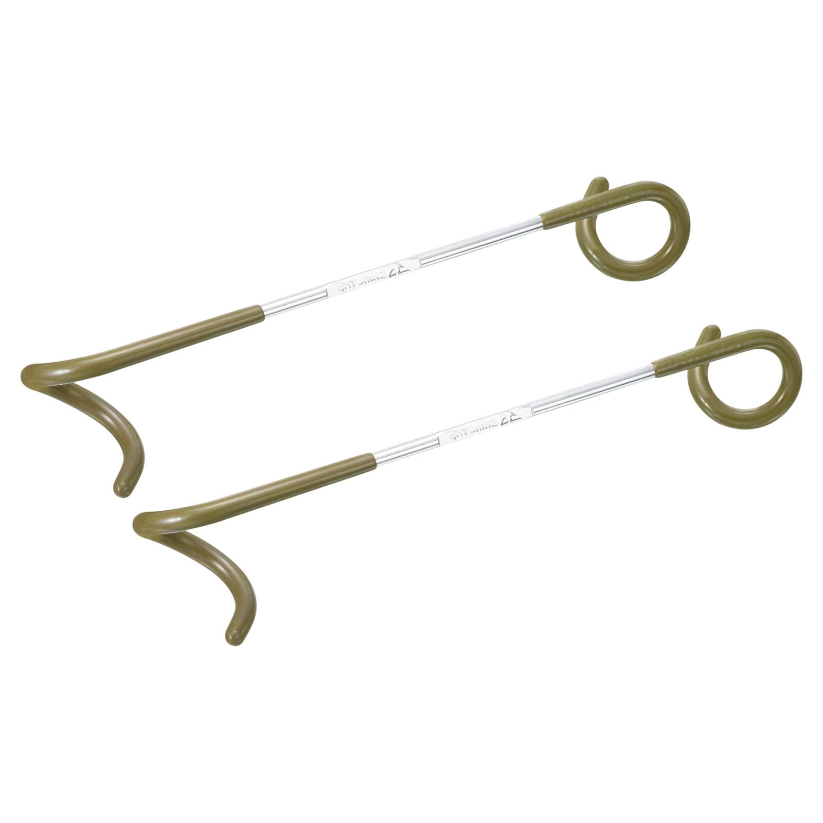 M METERXITY 2 Pack Camping Lantern Hook Hanger - S-Shaped Hook Stainless Steel Non-Slip Lamp Hanger, Apply to Outdoor/Camping/Hiking (Sandy Brown)