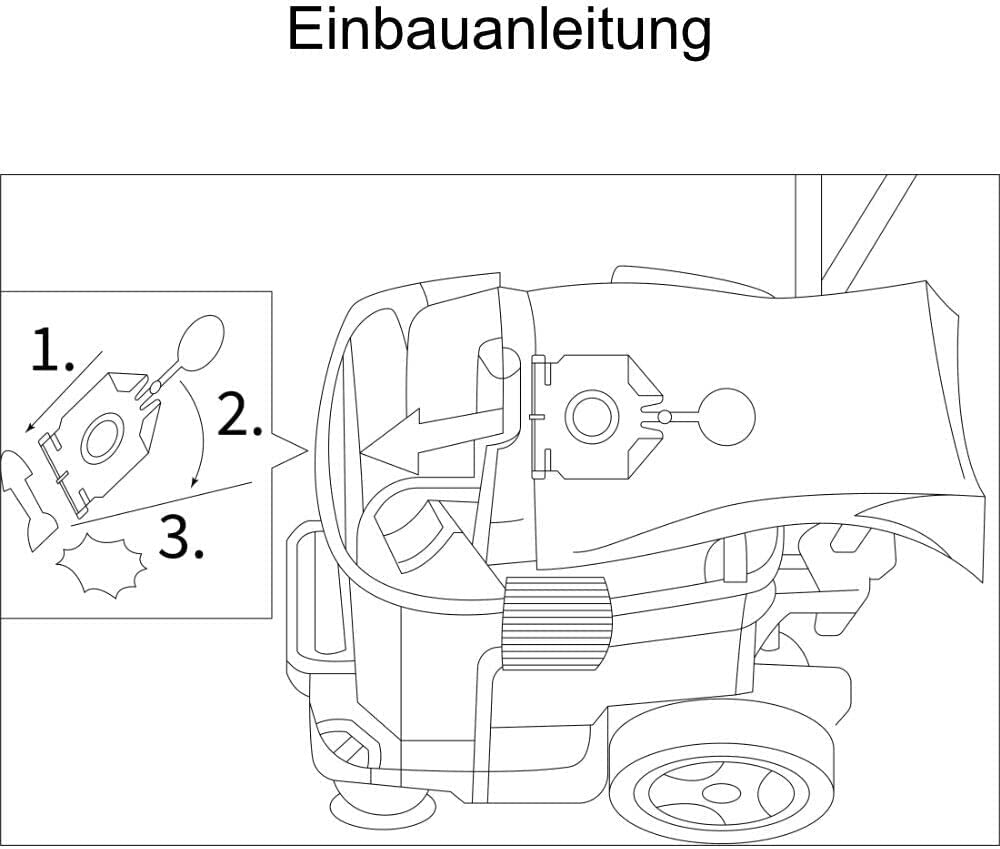15 Staubsaugerbeutel für Kärcher NT 30/1 Ref. 2.889-154.0 | Für Kärcher NT 30/1, für Staubsauger, Referenz-Nr. 2.889-154.0