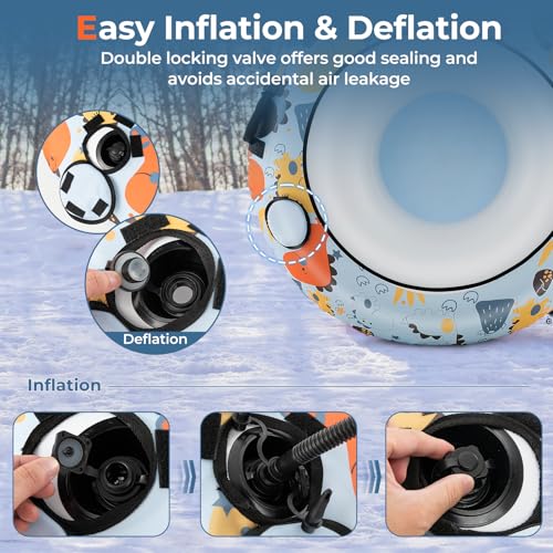 Snow Tube Soars – Aufblasbarer Schlitten mit 132 cm Durchmesser