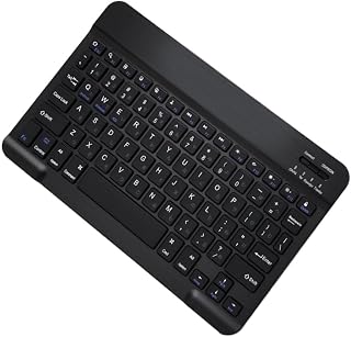 iPad Pro 13 Inch Keyboard, 360°+180° Rotatable Clear Case & Pencil Holder, One-Piece, 7-Color Backlit, Multi-Touch Trackpad, Compatible with M5 2025/M4 2024, Black