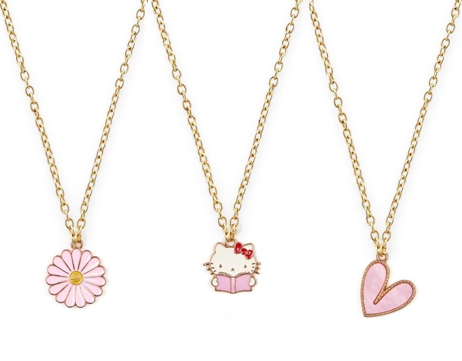 See full amazon price history chart for EnlightenMani Light Pink Daisy, Hello Kitty, Pink Heart ~ Pack of 3 Necklaces EnlightenMani Light Pink Daisy, Hello Kitty, Pink Heart ~ Pack of 3 Necklaces (B0CH32HKXJ) Amazon Price History, Amazon Price Tracker
